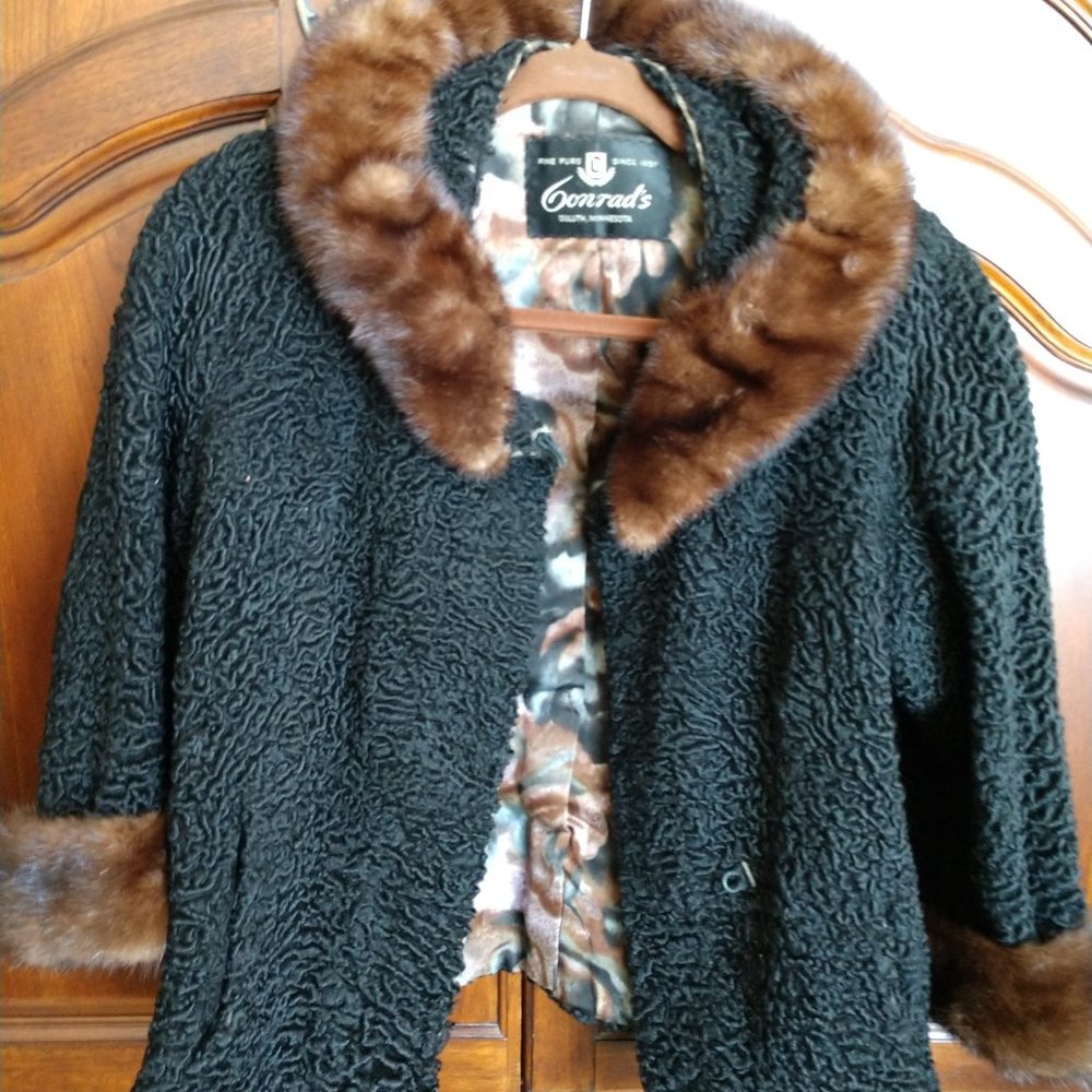 Lambswool & Mink Jacket by Victoria